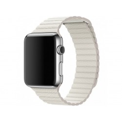 Ремінець Apple watch 38/40mm Leather Loop /white/