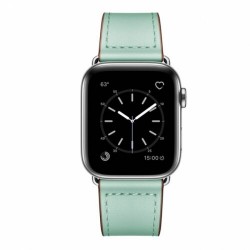 Ремінець Apple watch 38/40mm Leather rivet clasp /mint/