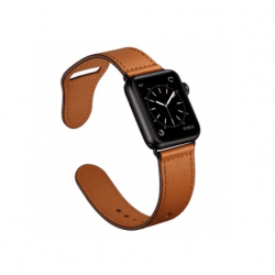 Ремінець Apple watch 38/40mm Leather rivet clasp /saddle brown/