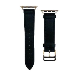 Ремінець Apple watch 38/40mm Leather Сlassic /black/