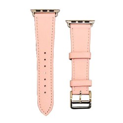 Ремінець Apple watch 38/40mm Leather Сlassic /pink/