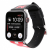 Ремінець Apple watch 38/40mm Leather Сlassic t/Minnie red/