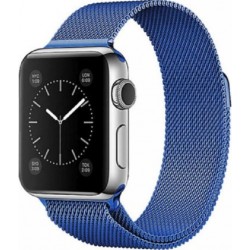 Ремінець Apple watch 38/40mm Milanese Loop /blue/