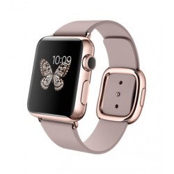 Ремінець Apple watch 38/40mm Modern Buckle Leather gold /pink/