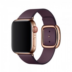 Ремінець Apple watch 38/40mm Modern Buckle Leather gold /ultra violet/