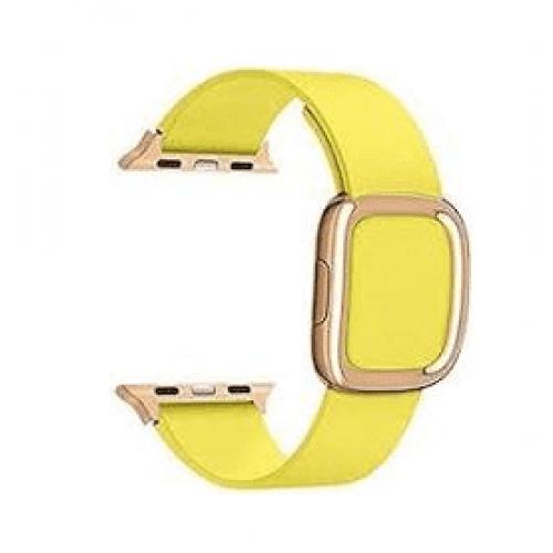 Ремінець Apple watch 38/40mm Modern Buckle Leather gold /yellow/
