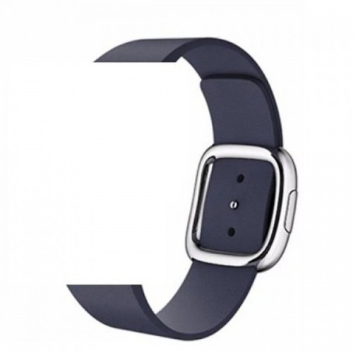 Ремінець Apple watch 38/40mm Modern Buckle Leather silver /blue/