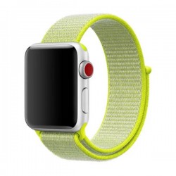 Ремінець Apple watch 38/40mm Nylon Sport Loop /flash olive/