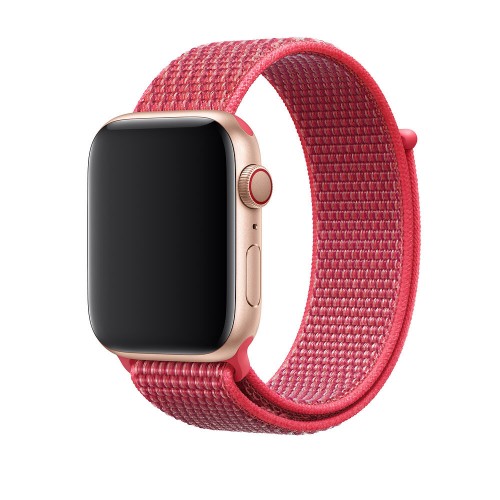 Ремінець Apple watch 38/40mm Nylon Sport Loop /hibiscus/