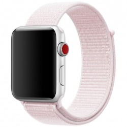 Ремінець Apple watch 38/40mm Nylon Sport Loop /pearl pink/