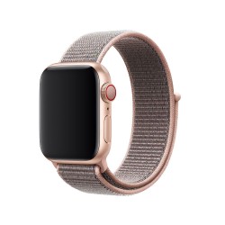 Ремінець Apple watch 38/40mm Nylon Sport Loop /pink sand/