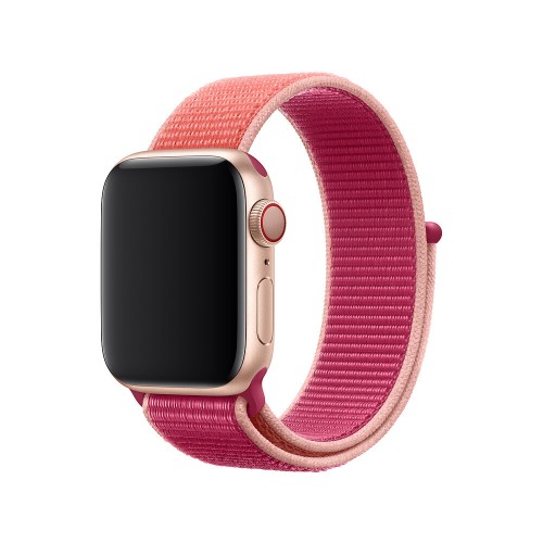Ремінець Apple watch 38/40mm Nylon Sport Loop /pomegranate/