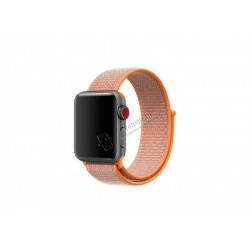 Ремінець Apple watch 38/40mm Nylon Sport Loop /spicy orange/