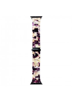 Ремінець Apple watch 38/40mm Resin band /black purple/