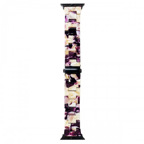 Ремінець Apple watch 38/40mm Resin band /black purple/