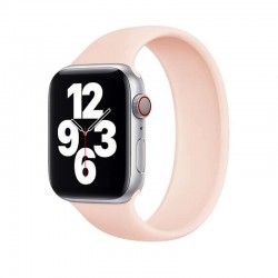 Ремінець Apple watch 38/40mm Solo Loop /pink sand/ L