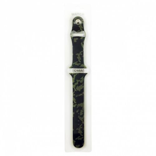 Ремінець Apple watch 38/40mm Sport Band military /green/ S