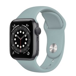 Ремінець Apple watch 38/40mm Sport Band /mist blue/ M