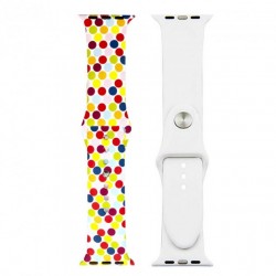 Ремінець Apple watch 38/40mm Sport Band picture /bubbles mix/ S