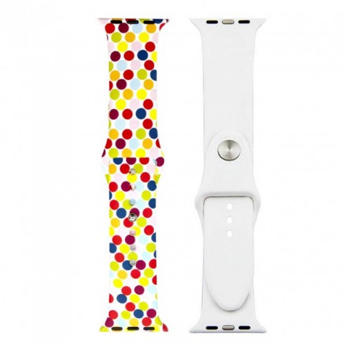 Ремінець Apple watch 38/40mm Sport Band picture /bubbles mix/ S