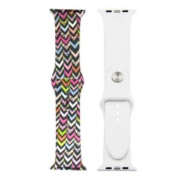 Ремінець Apple watch 38/40mm Sport Band picture /stripes mix/ S