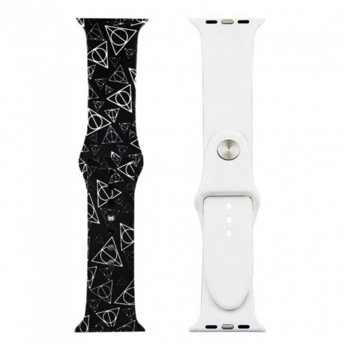 Ремінець Apple watch 38/40mm Sport Band picture /trigon black/ S