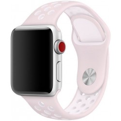 Ремінець Apple watch 38/40mm Sport Nike /barely rose-pearl pink/