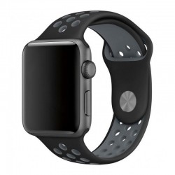 Ремінець Apple watch 38/40mm Sport Nike /black gray/
