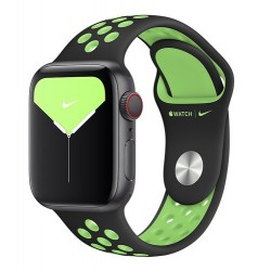 Ремінець Apple watch 38/40mm Sport Nike /black green/