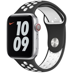 Ремінець Apple watch 38/40mm Sport Nike /black white/