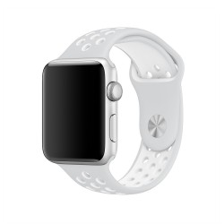 Ремінець Apple watch 38/40mm Sport Nike /platinum white/
