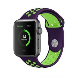 Ремінець Apple watch 38/40mm Sport Nike /purple green/