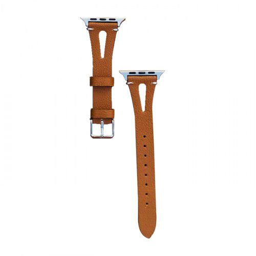 Ремінець Apple watch 38/40mm V-Leather /brown/