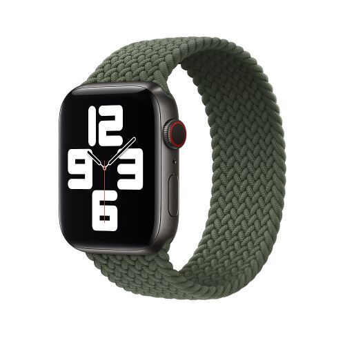 Ремінець Apple watch 38mm Braided Solo Loop /Inverness green/ XS