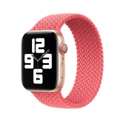 Ремінець Apple watch 38mm Braided Solo Loop /pink punch/ XS