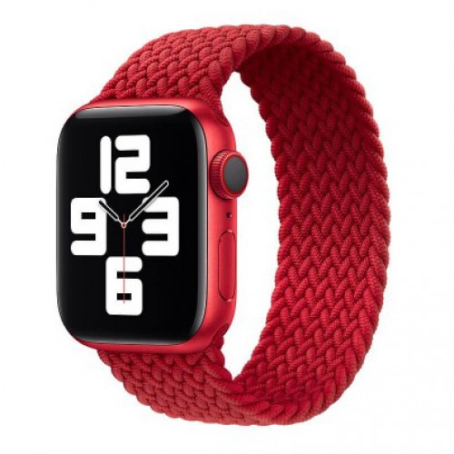 Ремінець Apple watch 38mm Braided Solo Loop /red/ (product) M