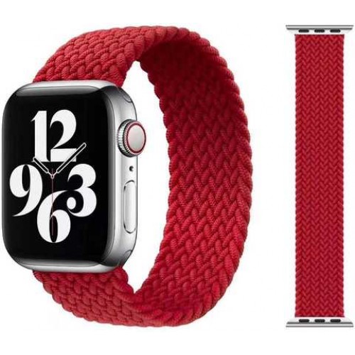 Ремінець Apple watch 38mm Braided Solo Loop /red/ (product) XS