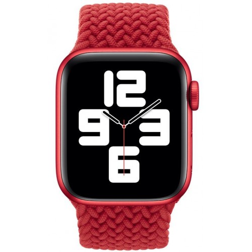 Ремінець Apple watch 38mm Braided Solo Loop /red/ (product) XS