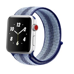 Ремінець Apple watch 38mm Nylon Sport Loop /blue stripes/