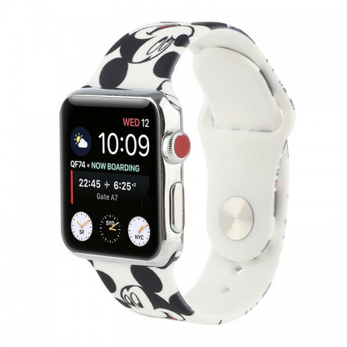 Ремінець Apple watch 38mm Sport Band picture /Mickey black/ S