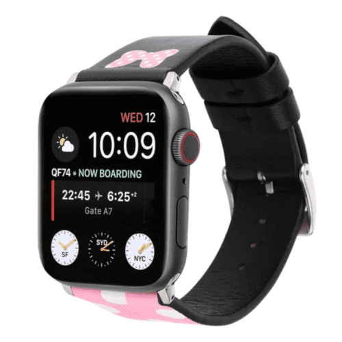 Ремінець Apple watch 38mm Sport Band picture /Minnie pink/ S