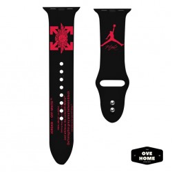 Ремінець Apple watch 38mm Sport Band picture /Nike black/ S