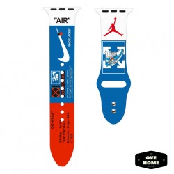 Ремінець Apple watch 38mm Sport Band picture /Nike blue/ S