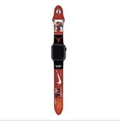 Ремінець Apple watch 38mm Sport Band picture /Nike orange/ S