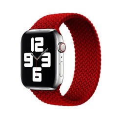 Ремінець Apple watch 42/44mm Braided Silicone /red/ S