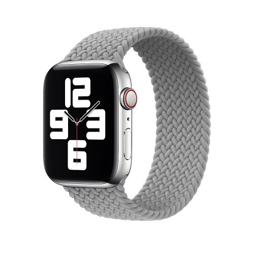 Ремінець Apple watch 42/44mm Braided Silicone /white/ M
