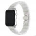 Ремінець Apple watch 42/44mm Ceramic New 3-bead /white/