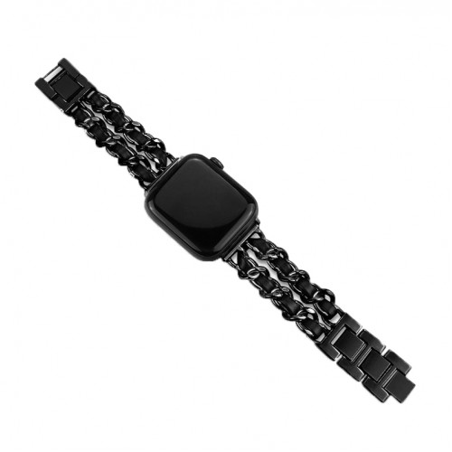 Ремінець Apple watch 42/44mm CHANEll /black/