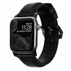 Ремінець Apple watch 42/44mm Classic Buckle Leather /black/