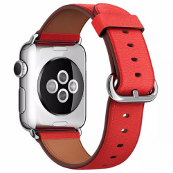 Ремінець Apple watch 42/44mm Classic Buckle Leather /red/